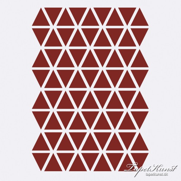 Mini Triangles - Red 