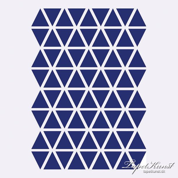 Mini Triangles - Blue 